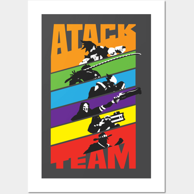 Atack Team Wall Art by Coconut